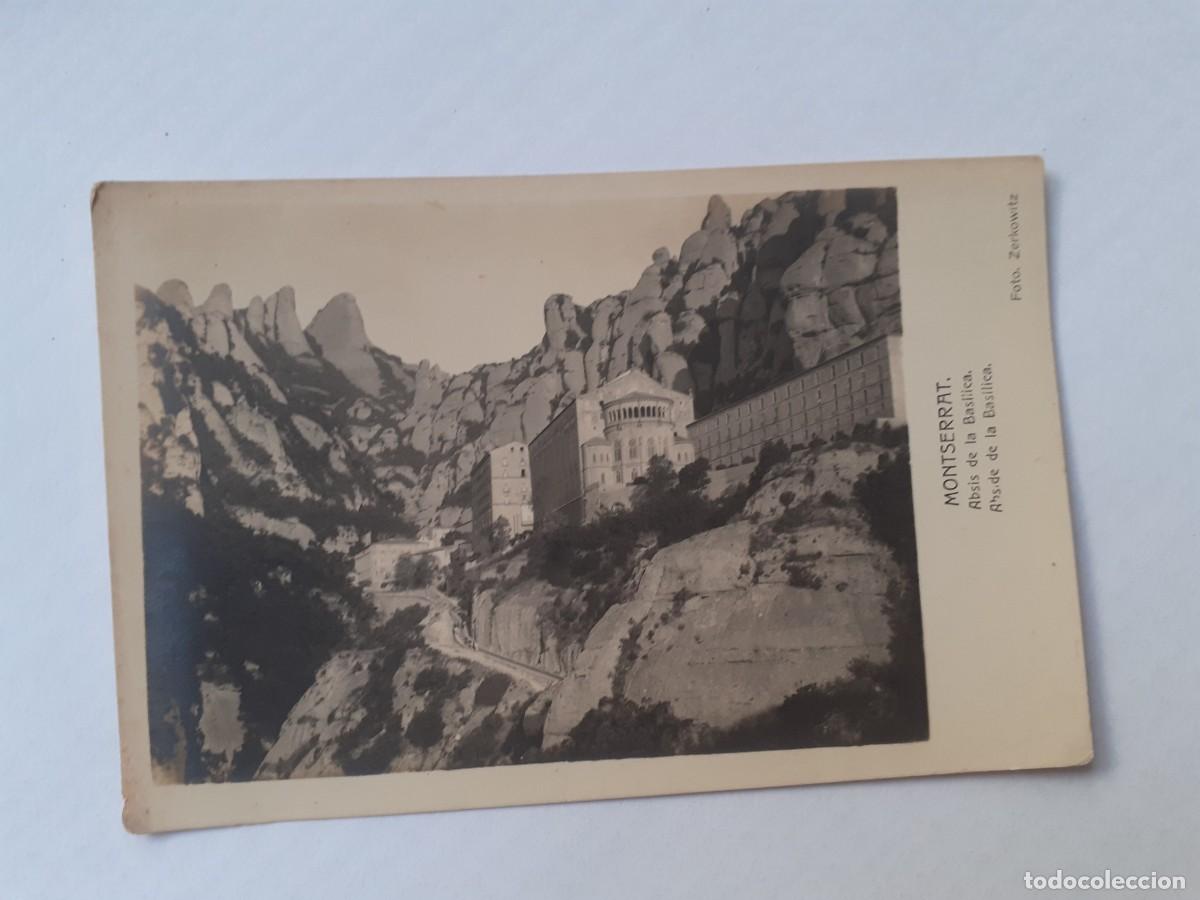 Postales: POSTAL - MONTSERRAT ABSIDE DE LA BASILICA - ED. ZERKOWITZ - Foto 1