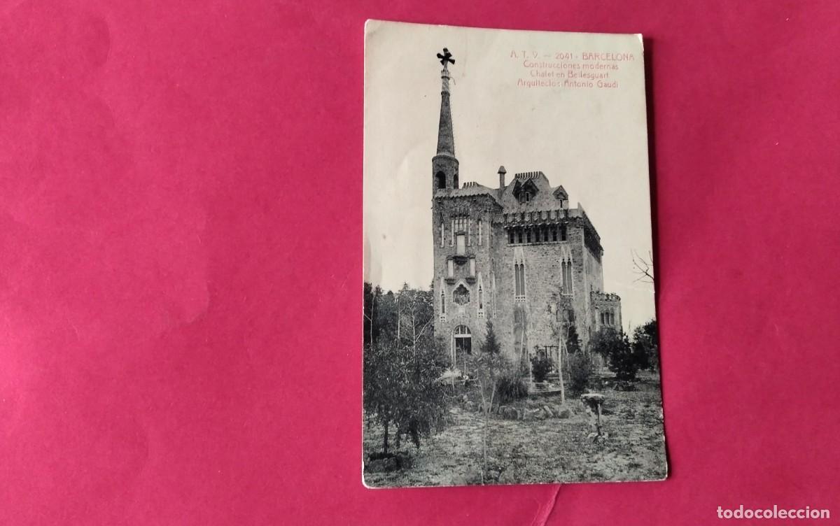 Postales: BARCELONA ,POSTAL ANTIGUA , BLANCO Y NEGRO - Foto 2