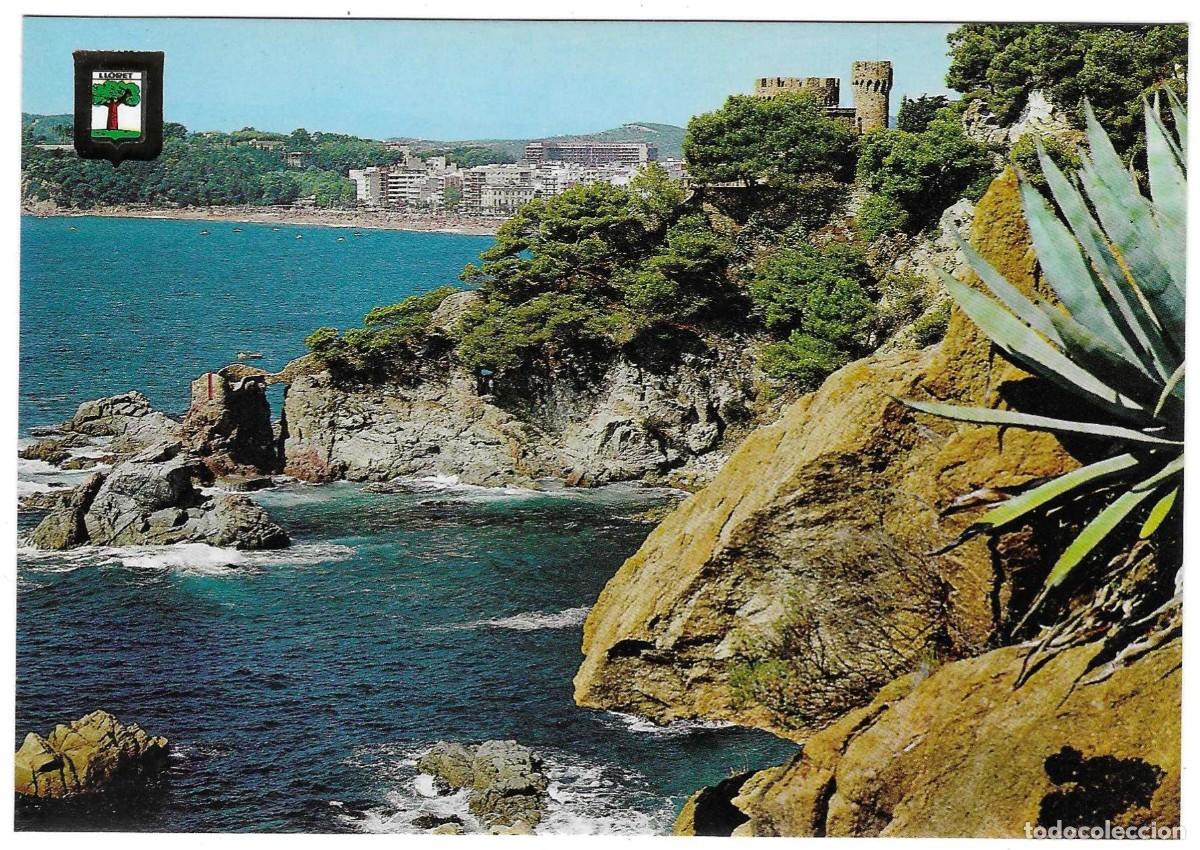 Postales: Postal Lloret de Mar. Castillo y Acantilado. ref. 7-cat128 - Foto 1