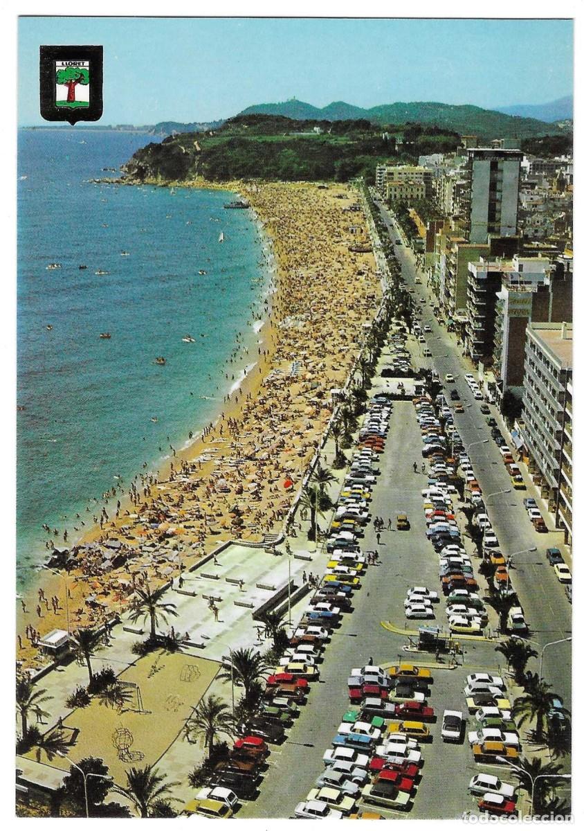 Postales: Postal Lloret de Mar. Playa Grande. ref. 7-cat130 - Foto 1