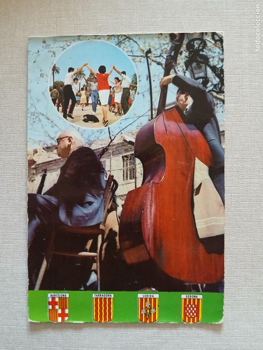 Postales: POSTAL CATALUNYA SARDANES COBLA - RO-FOTO N&ordm; 167 ESCRITA