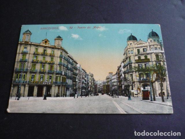 Postales: BARCELONA PUERTA DEL ANGEL - Foto 1