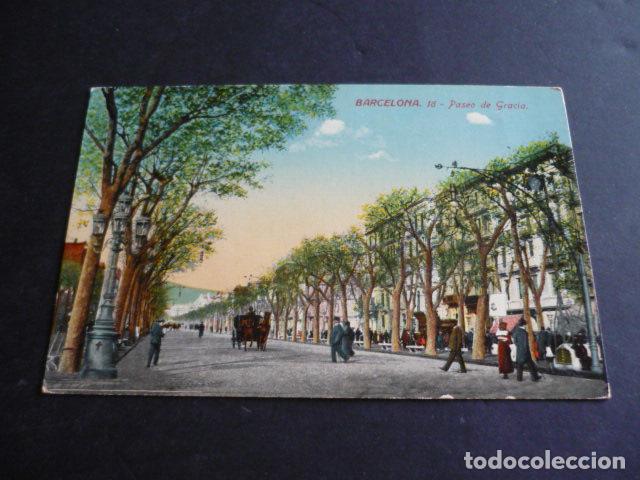 Postales: BARCELONA PASEO DE GRACIA - Foto 1
