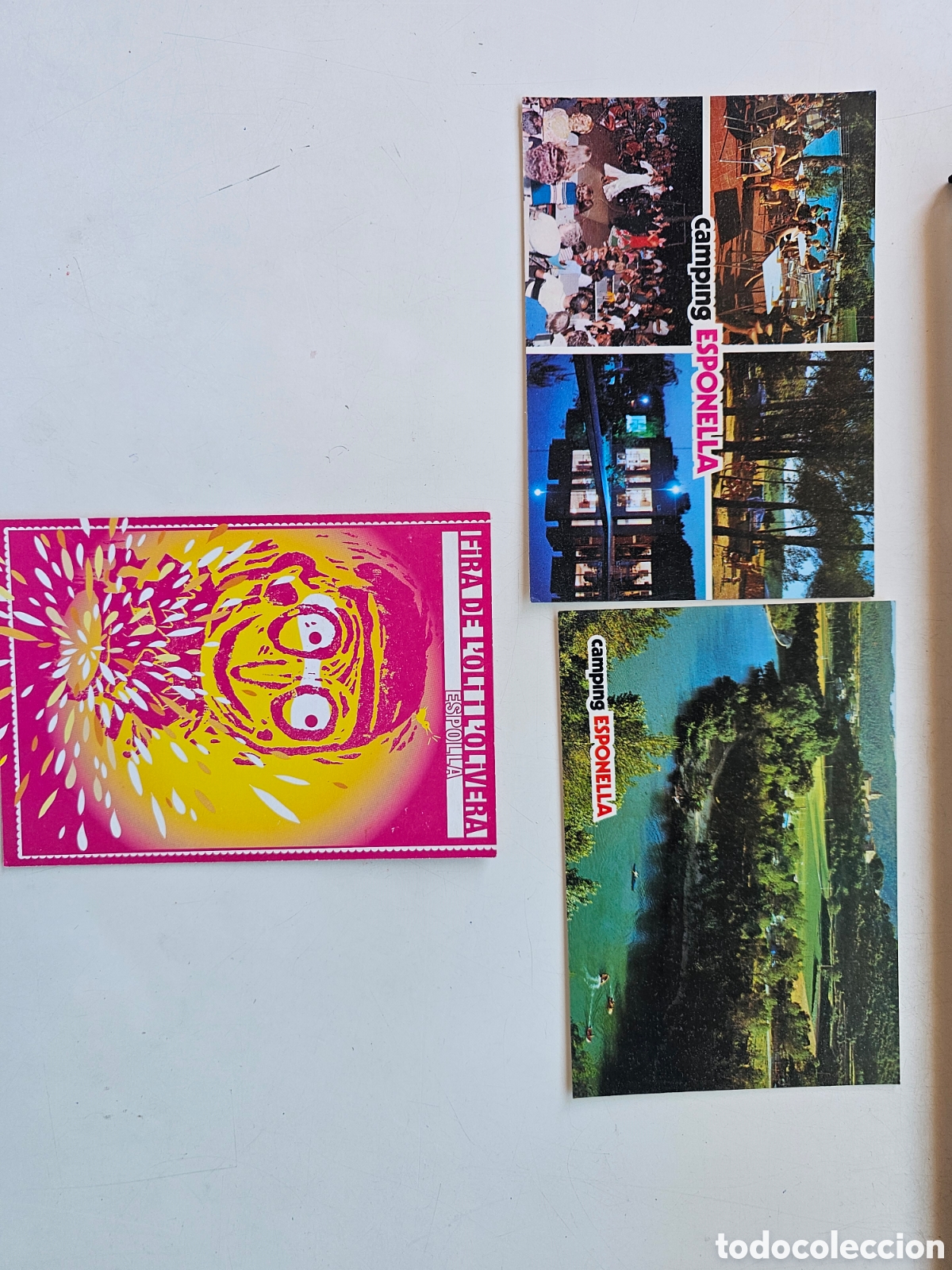 Postales: 3 postales de Esponell&agrave; 1973 1990s - Foto 1