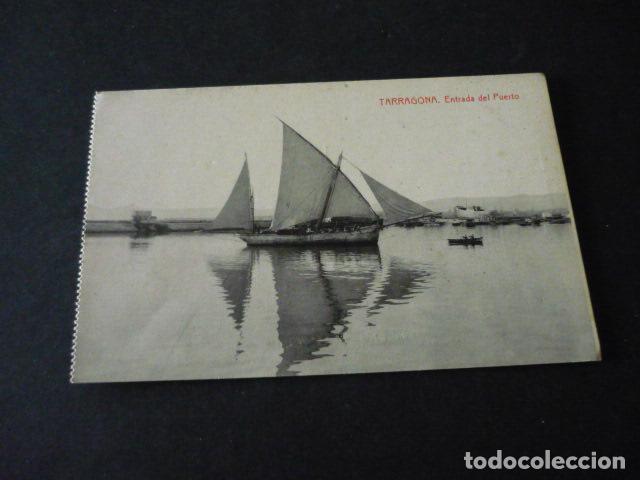 Postales: TARRAGONA ENTRADA DEL PUERTO - Foto 1