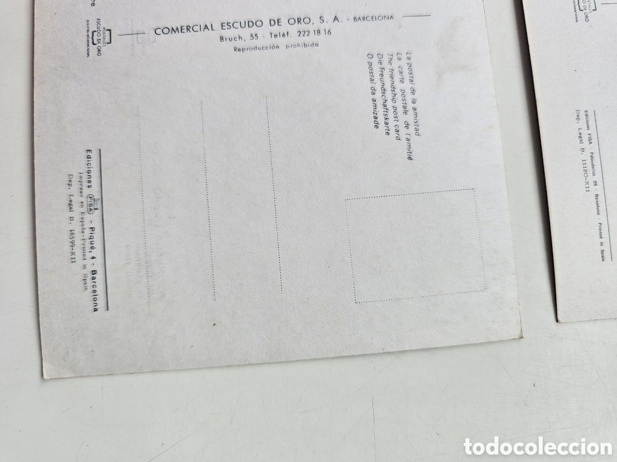Postales: 2 postales de Balaguer 1969 - Foto 4