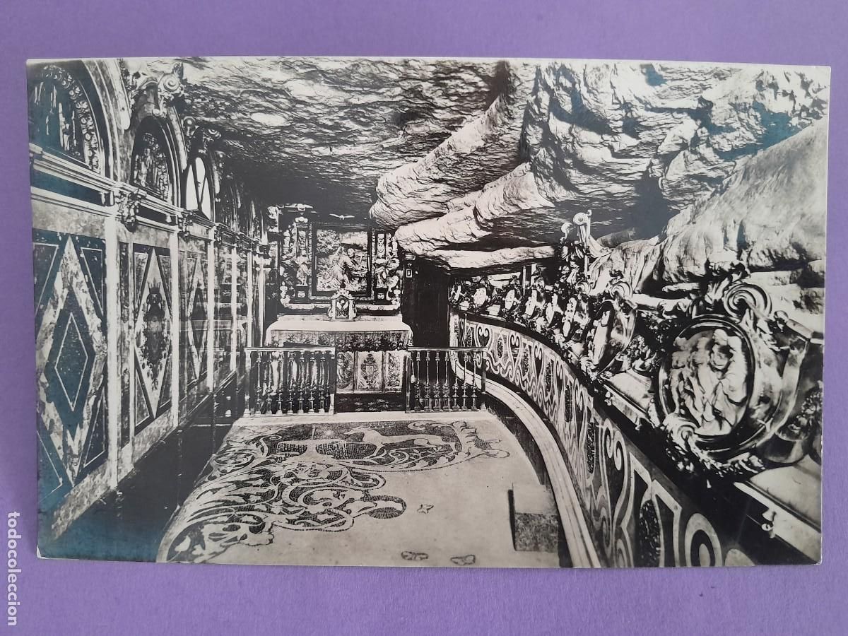 Postkarten: TARJETA POSTAL MANRESA INTERIOR DE LA CUEVA DE SAN IGNACIO T 472