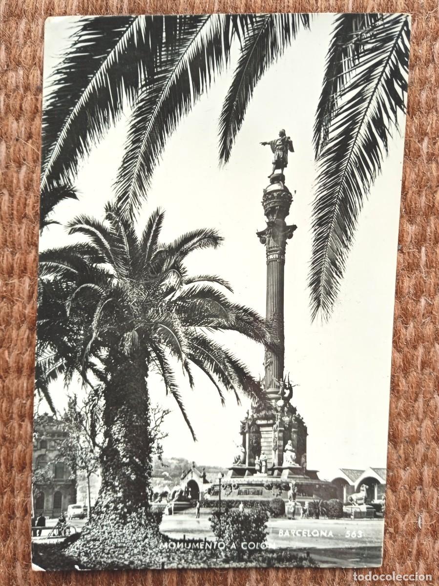 Postales: BARCELONA - MONUMENTO A COLON - ZERKOWITZ - Foto 1