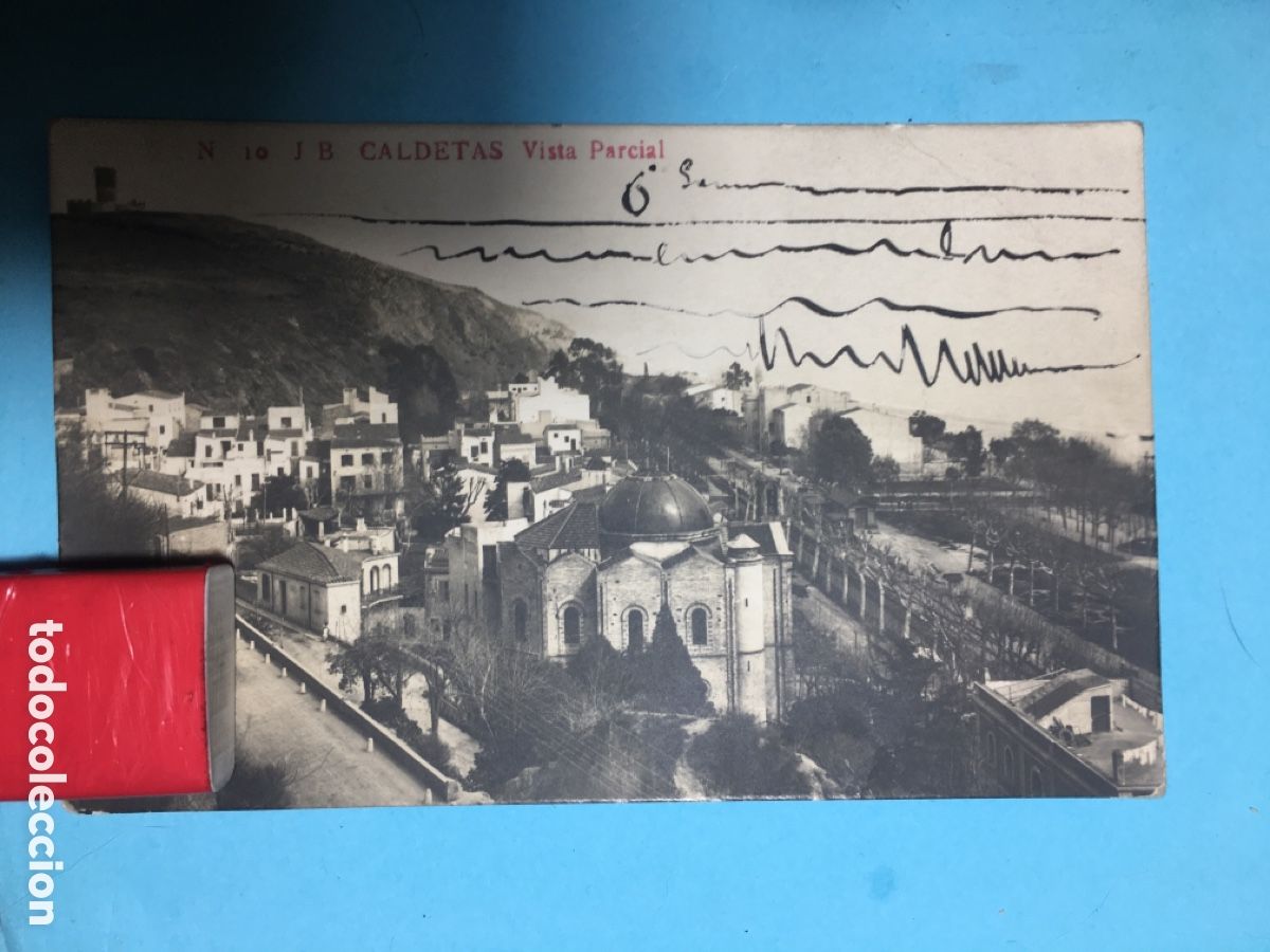 Postales: 1915 B/N CIRCULADA N&ordm; 10 J. B. CALDETAS CALDETES VISTA PARCIAL - A19