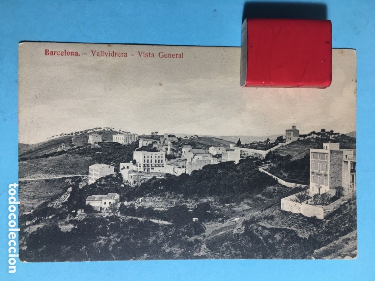 Postales: ANTIGUA B/N ESCRITA BARCELONA VALLVIDRERA VISTA GENERAL - K. H. B. 14790 - A21