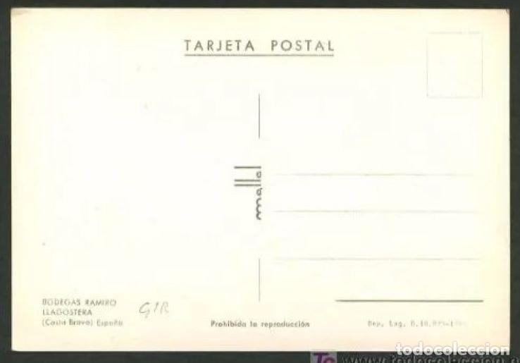 Postales: Llagostera *Bodegas Ramiro* Ed. Mallol. Nueva. - Foto 2