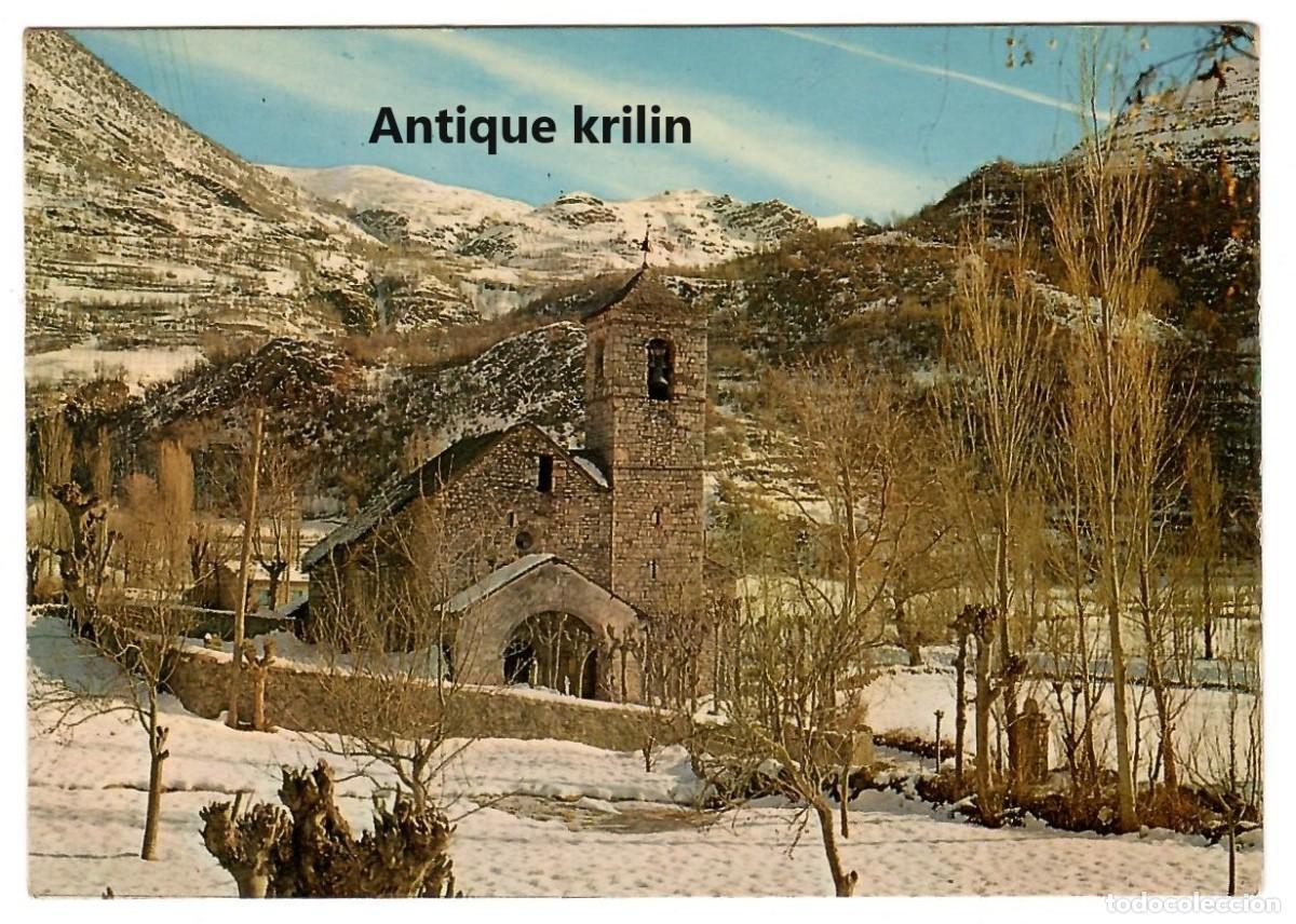 Postkarten: PIRINEU CATAL&Agrave; / BARRUERA N&ordm; 34 FA&Ccedil;ANA ESGLESIA ROMANICA DE SANT FELIU / MAGI SU&Ntilde;E