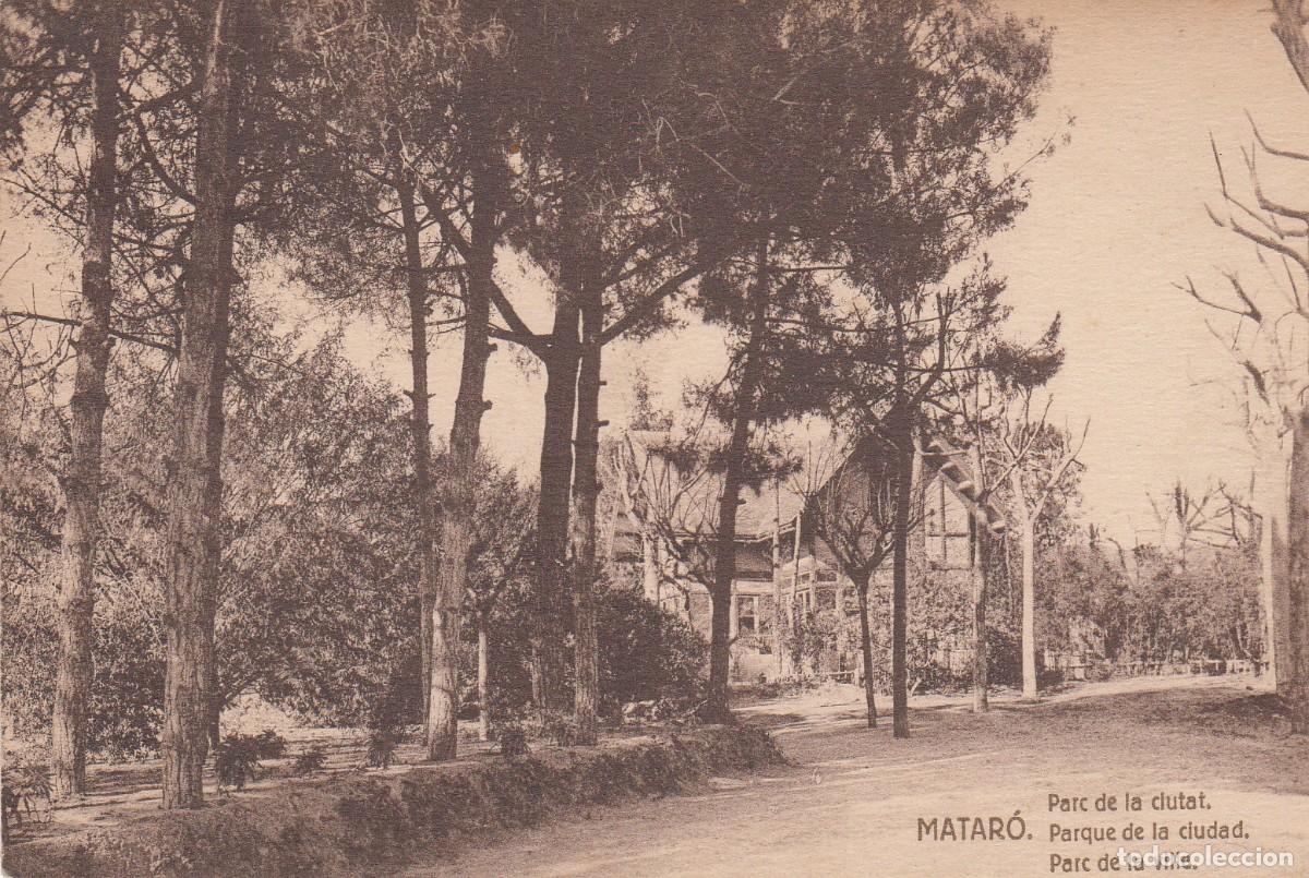 Postales: POSTAL DE MATAR&Oacute; - PARC DE LA CIUTAT -POSTALES FERGUI - Foto 1