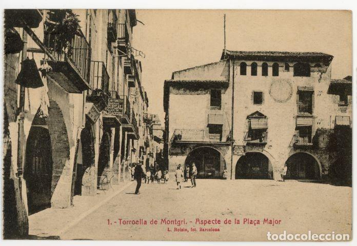 Postcards: a10550 Torroella de Montgri aspecte de la pla&ccedil;a major Roisin n&ordm;1 sc
