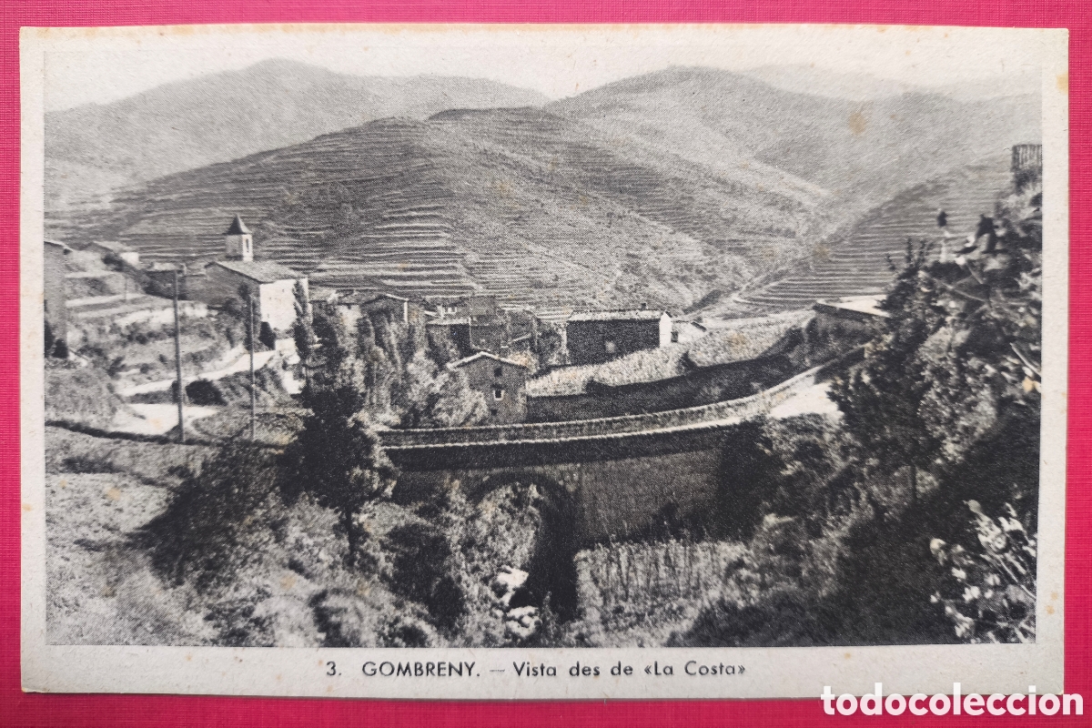 Cartoline: GOMBR&Egrave;N ANTIGUA POSTAL VALL DEL MERD&Agrave;S RIPOLL&Egrave;S GIRONA C. 1920