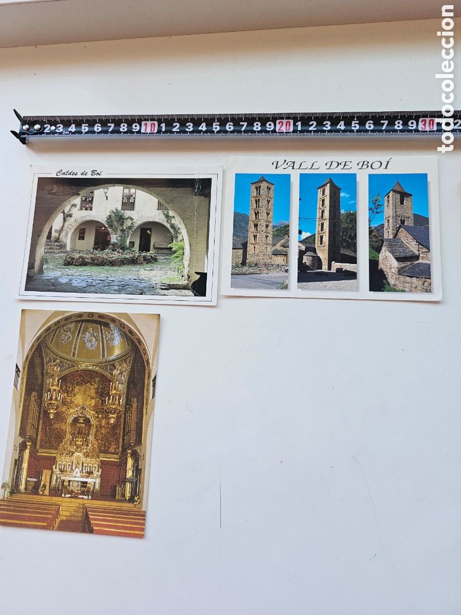 Postales: 3 postales de Caldes de Bo&iacute; 1983 al 2006 - Foto 1