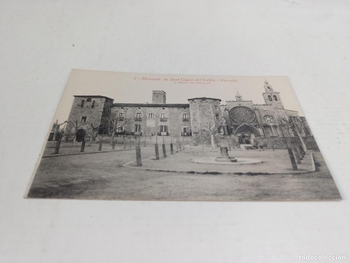 Postales: VALL&Egrave;S OCCIDENTAL - POSTAL MONASTIR DE SANT CUGAT DEL VALL&Eacute;S -FATXADA