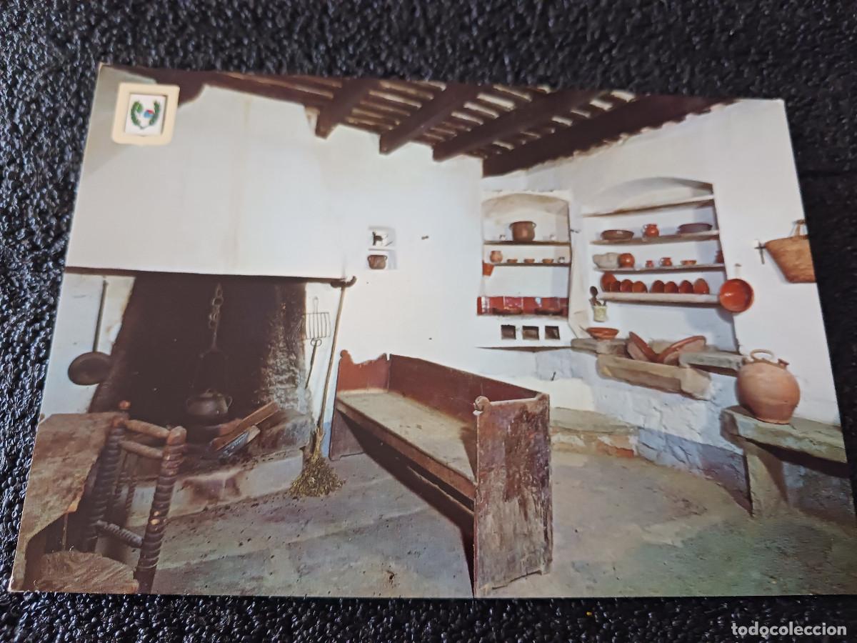 Postales: 14 folgueroles, cocina de la casa del poeta verdaguer, ed. escudo