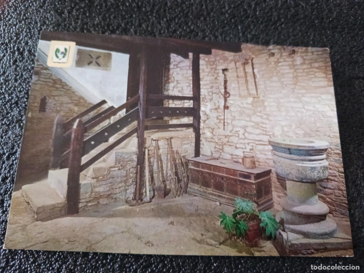 Postales: 12 folgueroles, pila del bautismo del poeta verdaguer, ed. escudo