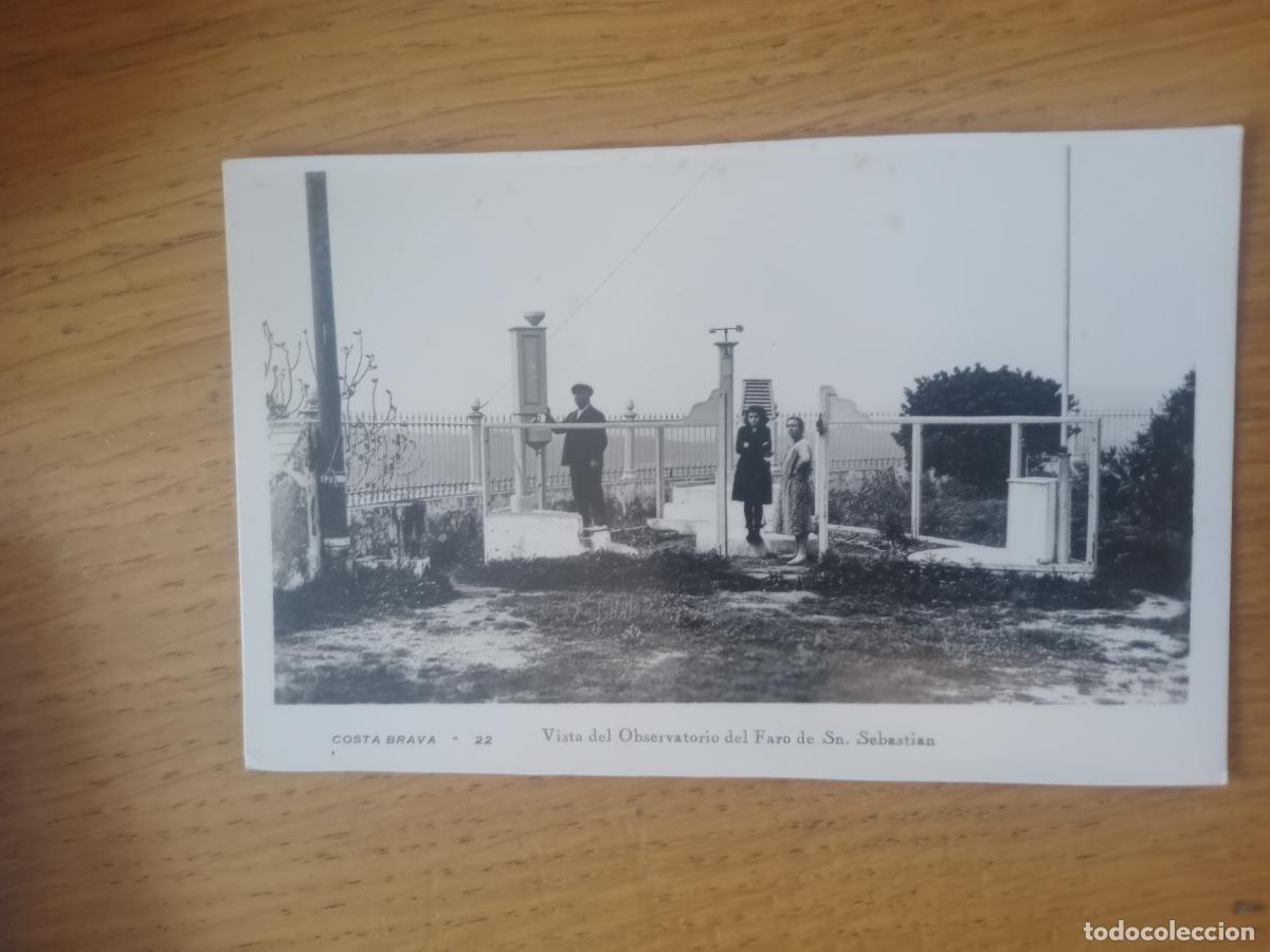Postales: Faro de san Sebasti&aacute;n, Costa Brava
