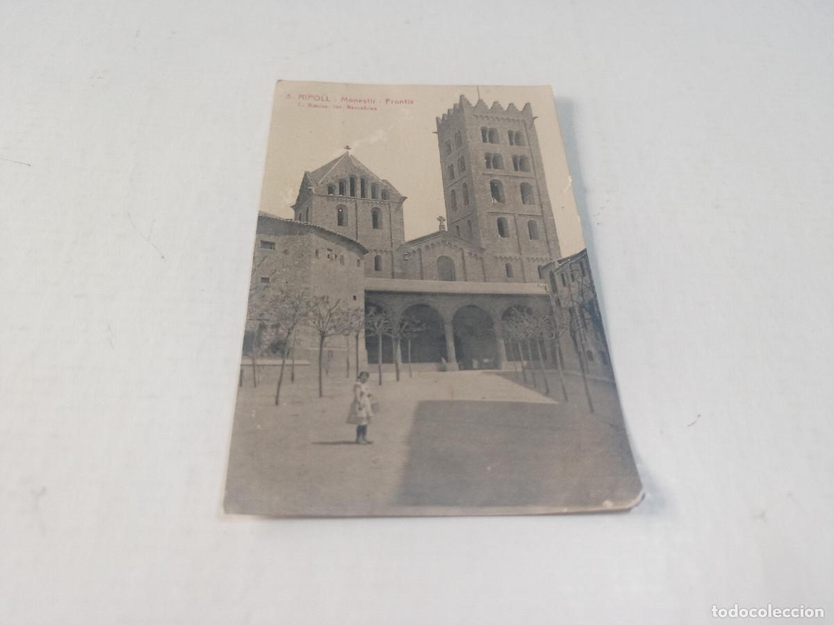 Postales: RIPOLL&Egrave;S - POSTAL RIPOLL - MONESTIR - FRONTIS - Foto 1