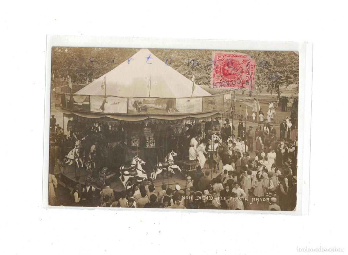 Cartoline: VENDRELL. FIESTA MAYOR. TIOVIVO. J. VILA n&ordm;11. FOTOGR&Aacute;FICA