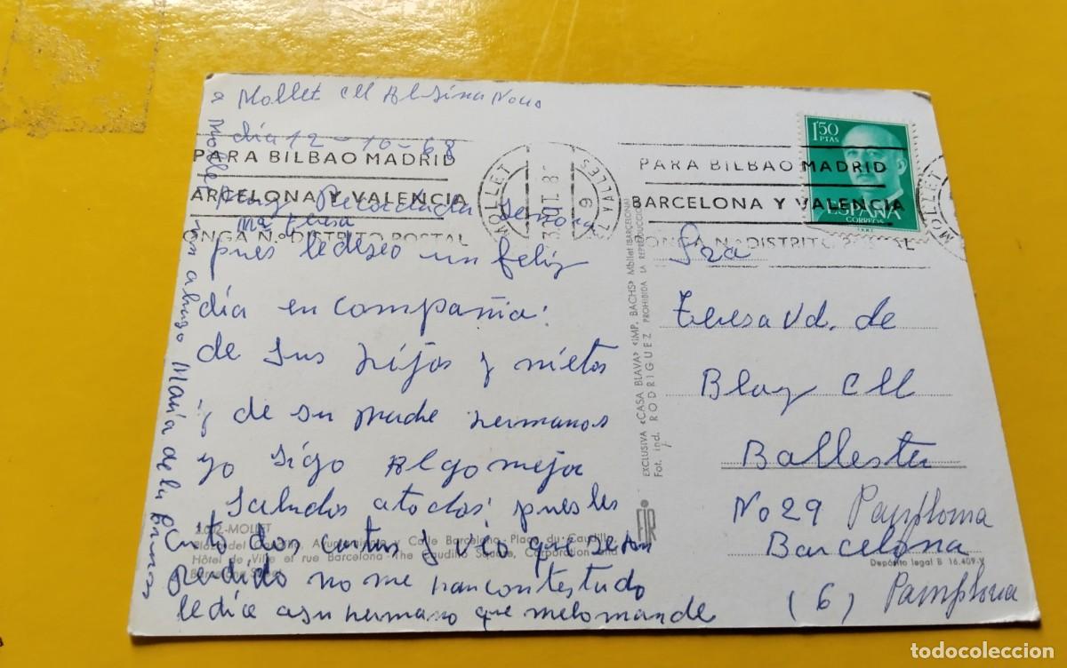 Postales: MOLLET , POSTAL ANTIGUA. - Foto 3