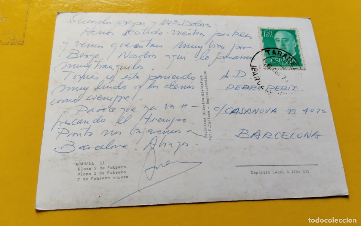 Postales: TARADELL, POSTAL ANTIGUA - Foto 3