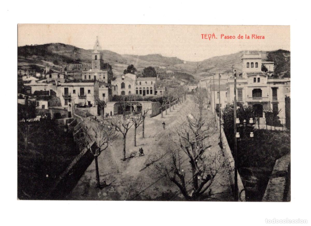 Postales: TEY&Aacute;.- PASEO DE LA RIERA. - Foto 1