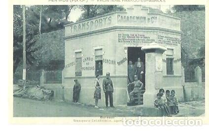 Cartoline: REPRODUCCION ANTIGUA POSTAL PERTHUS FRONTIERE FRANCO ESPAGNOLE BUREAU TRANSPORTS CASADEMON AGENTS EN