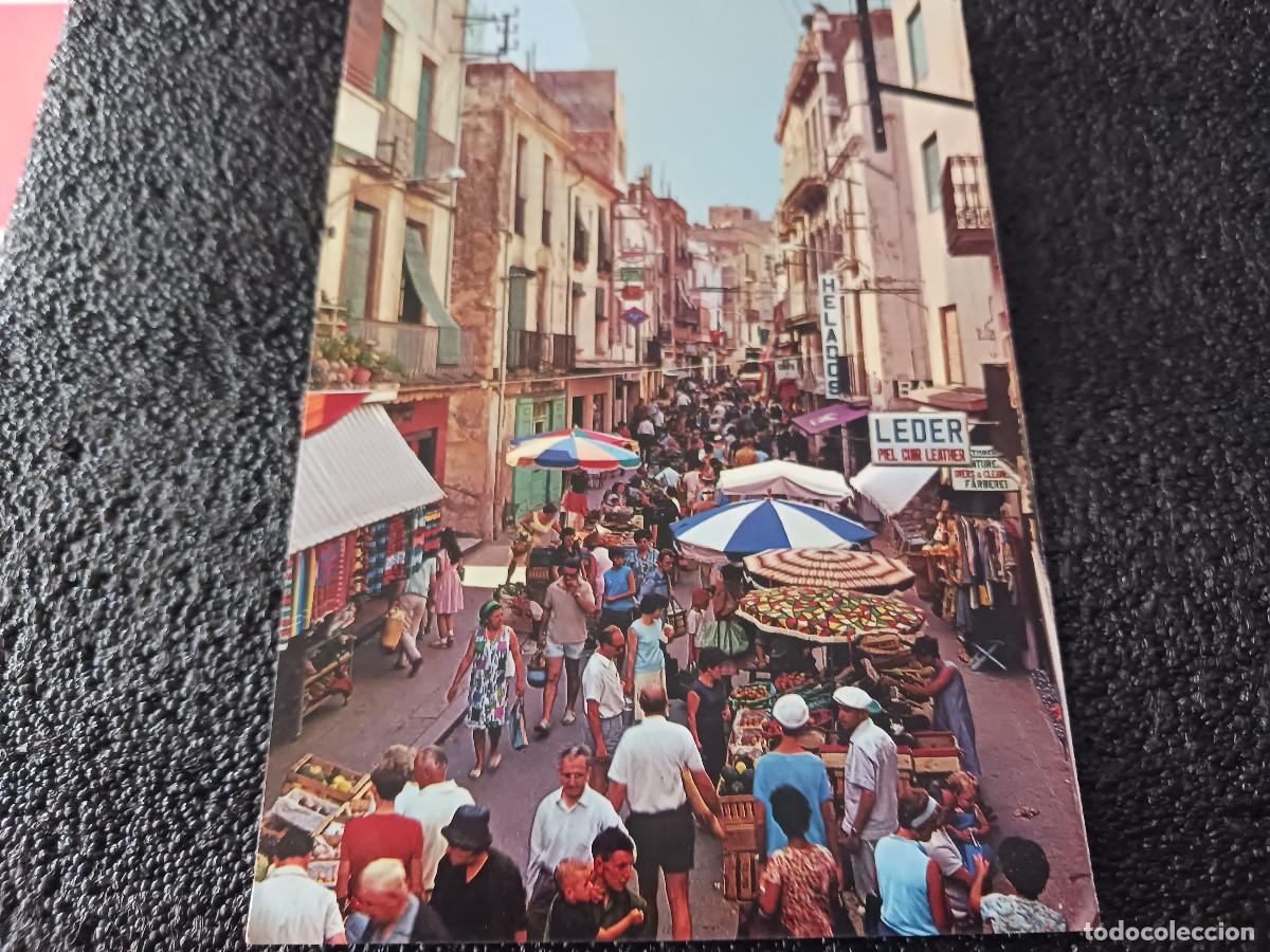 Postcards: 1119 palamos, calle mayor, ed. fabregat, circulada 1977
