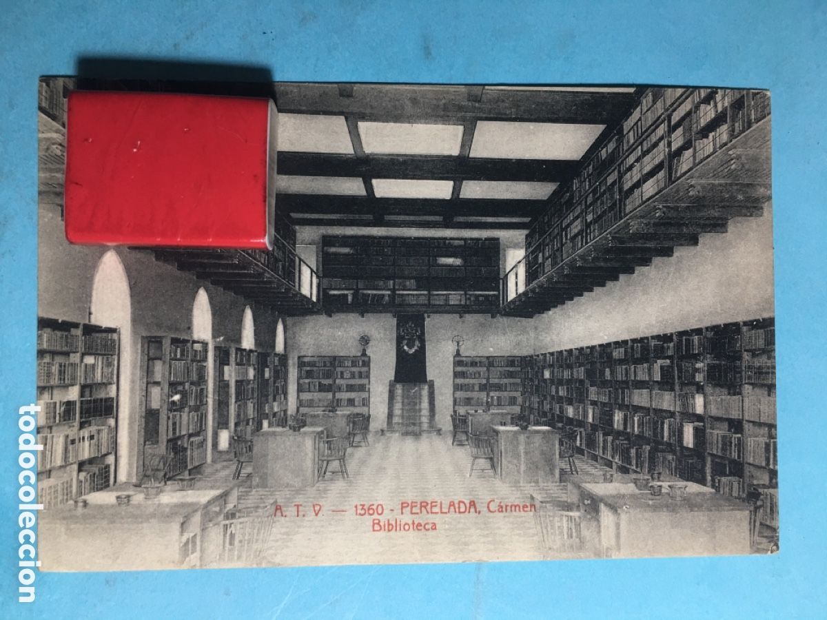 Postales: ANTIGUA B/N S/C - A.T.V. 1360 - PERELADA, C&Aacute;RMEN BIBLIOTECA - TOLDR&Aacute; A85