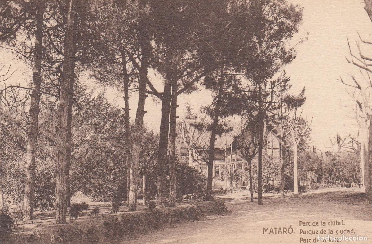 Postales: POSTAL MATAR&Oacute; - PARC DE LA CIUTAT - POST. FERGUI - Foto 1