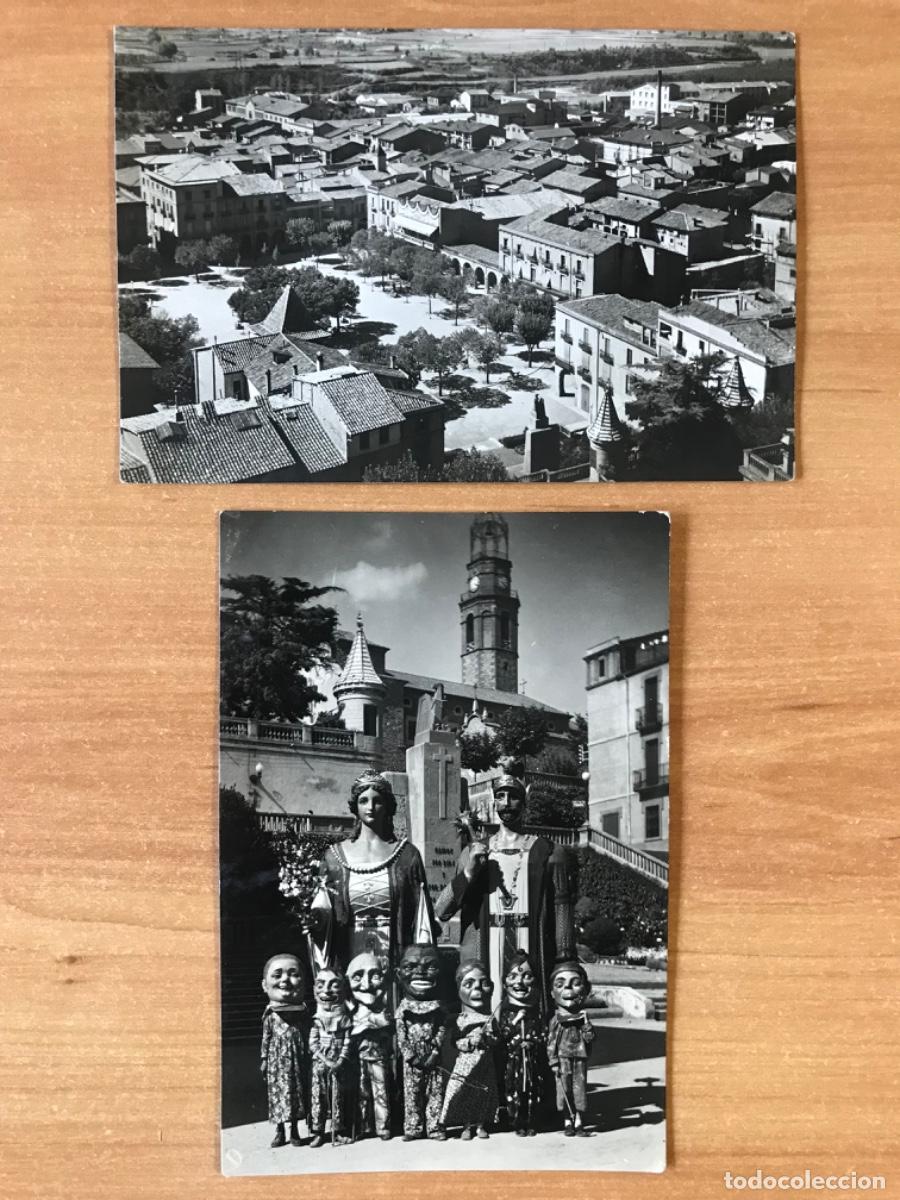 Postales: Lote de 2 postales de Manlleu. - Foto 1