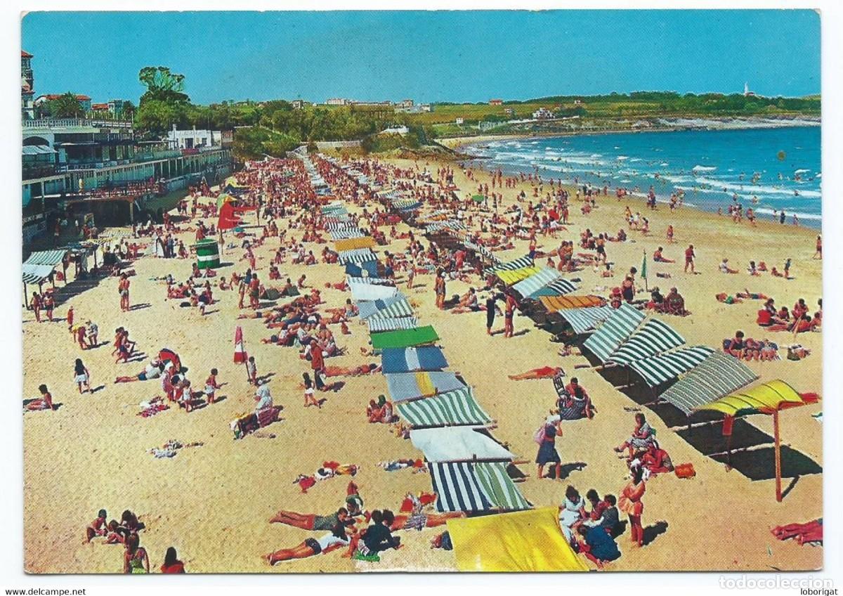 Postales: PRIMERA PLAYA - BEACH FIRST.- SANTANDER - Foto 1