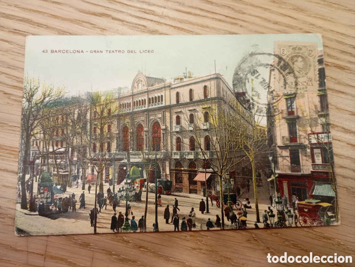 Postcards: BARCELONA - GRAN TEATRO DEL LICEO - MISS&Eacute; HERMANOS