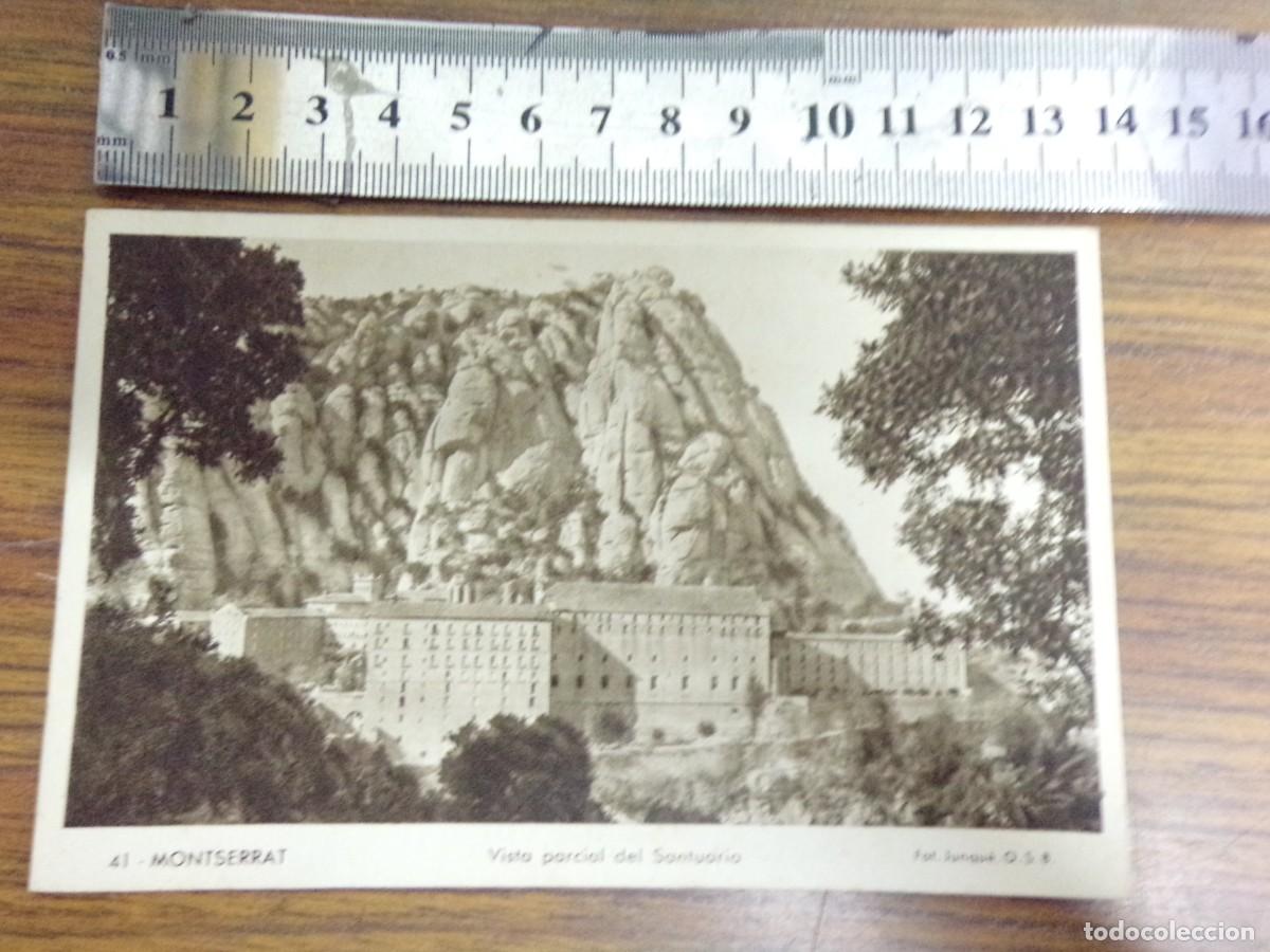 Postcards: postal Montserrat. Vista parcial del Santuario