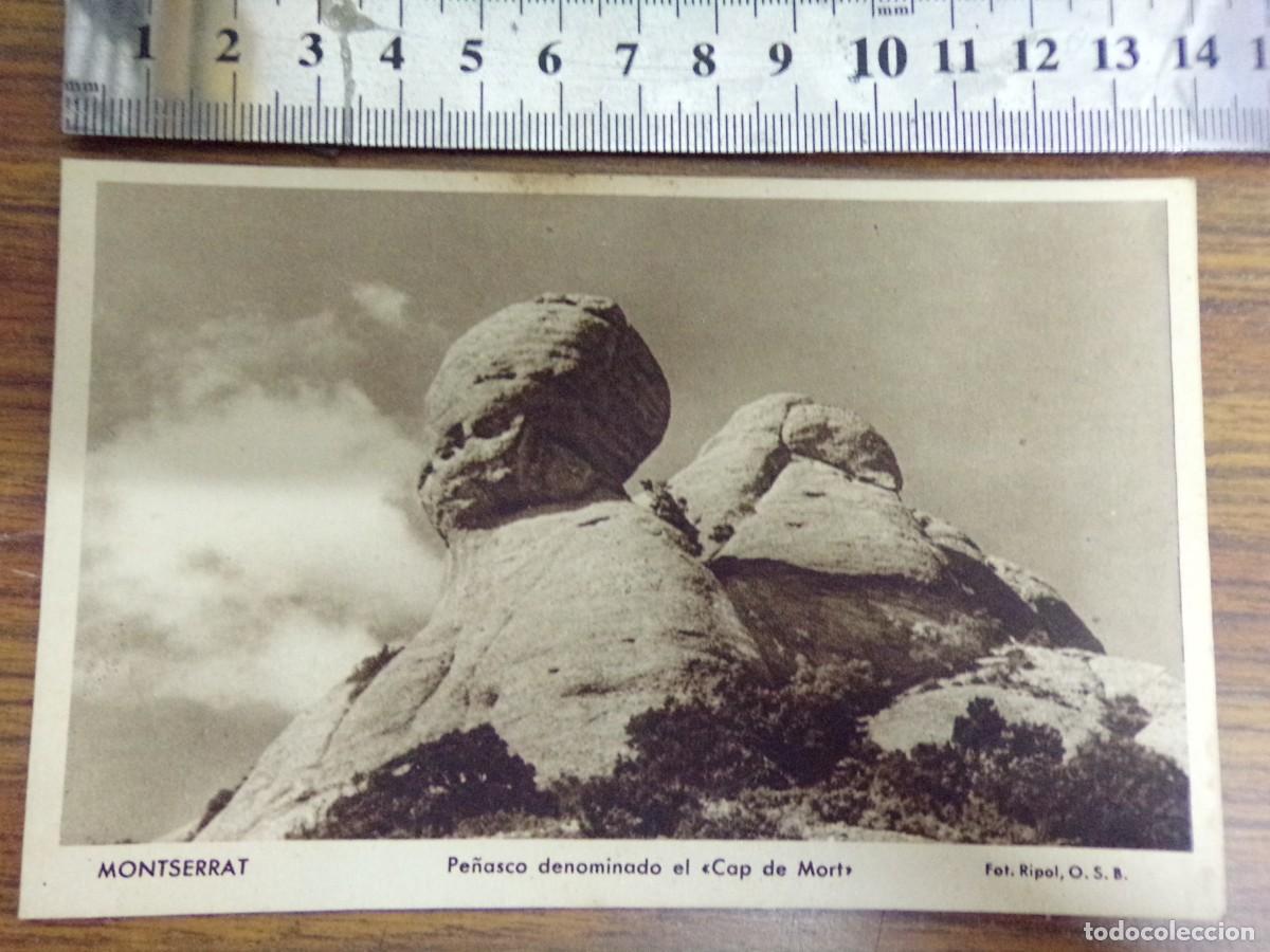 Postcards: postal Montserrat. Pe&ntilde;asco denominado el &rdquo;Cap de Mort&rdquo;
