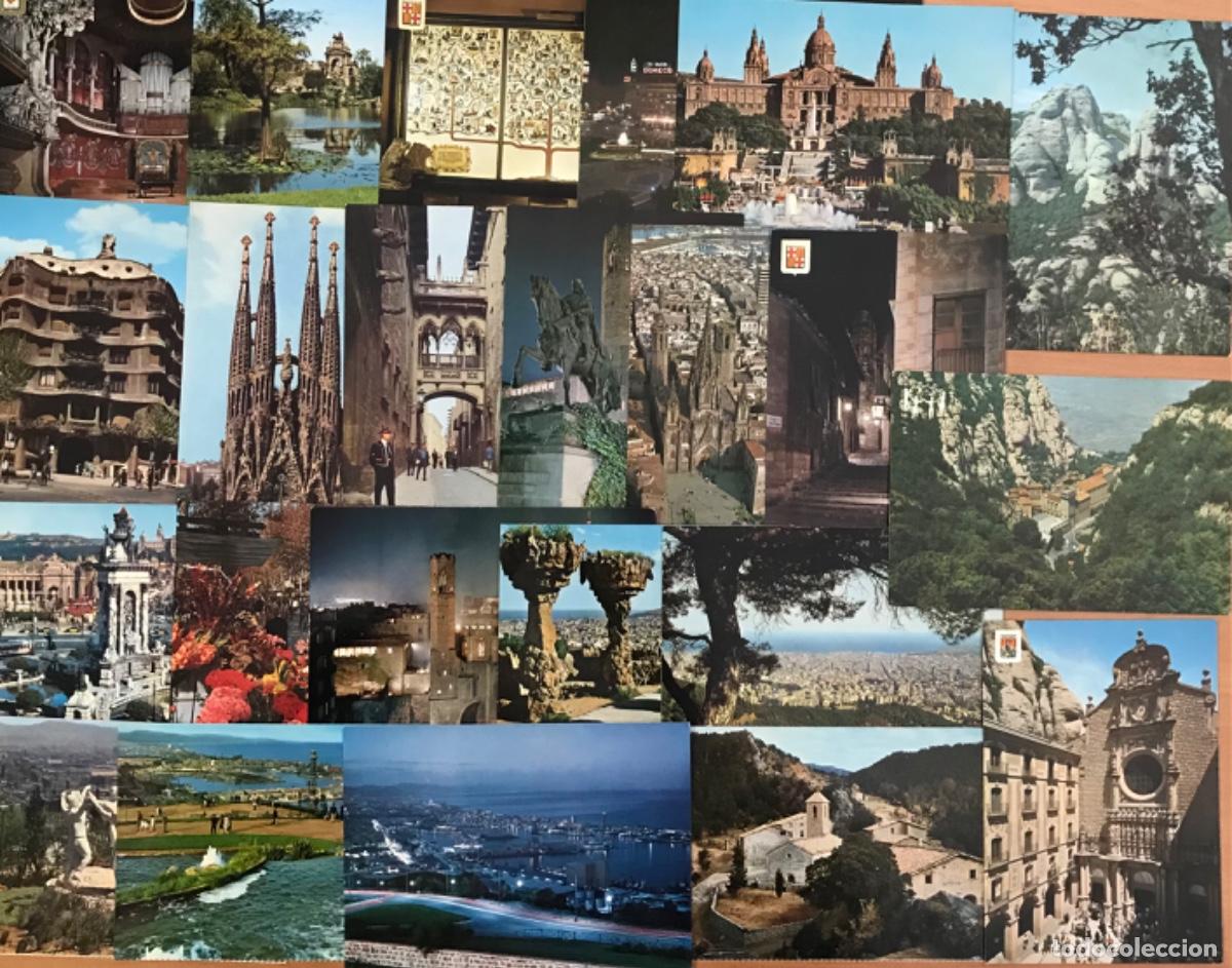 Postales: Lote de 23 postales de Barcelona. - Foto 1