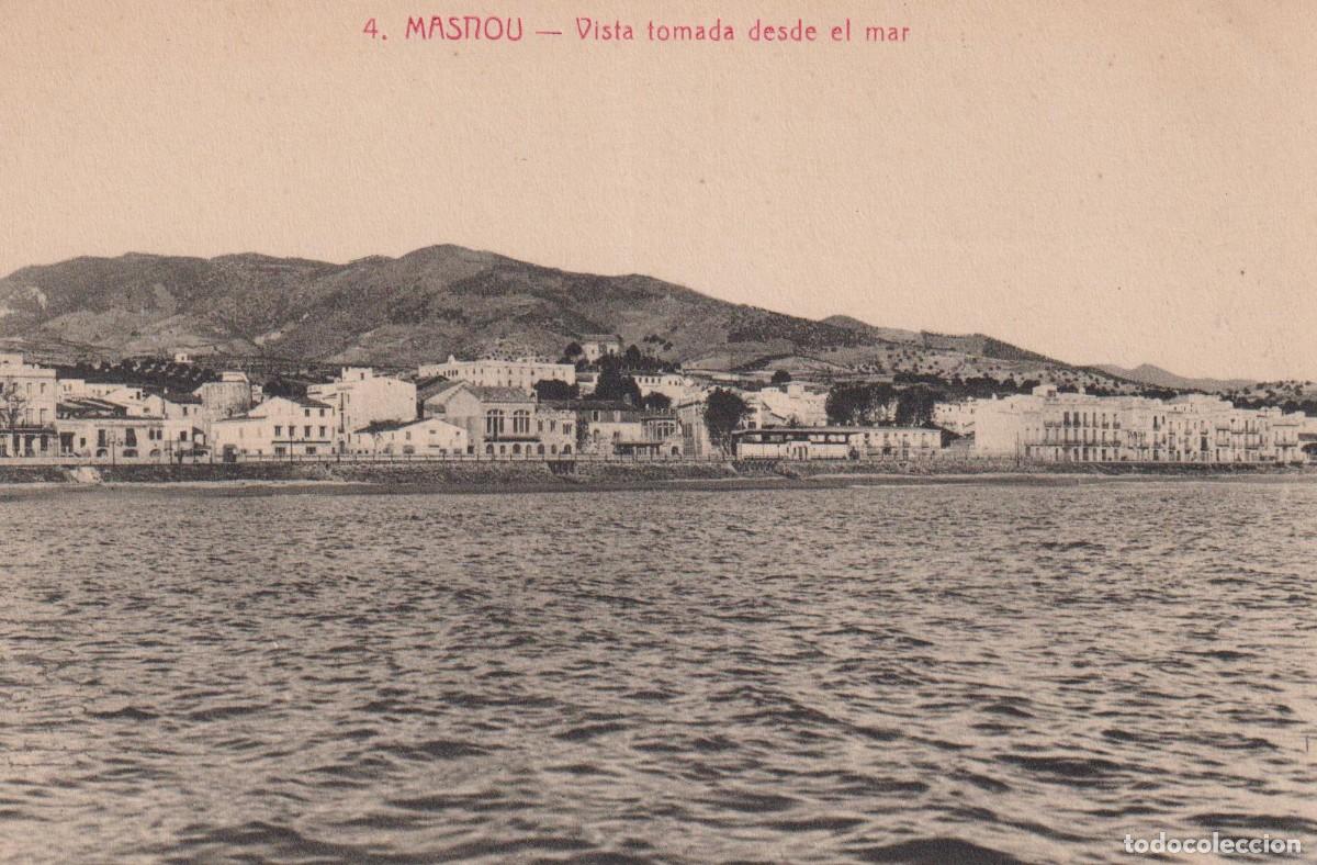 Postales: MASNOU - 4. VISTA TOMADA DESDE EL MAR (C. ORTA)