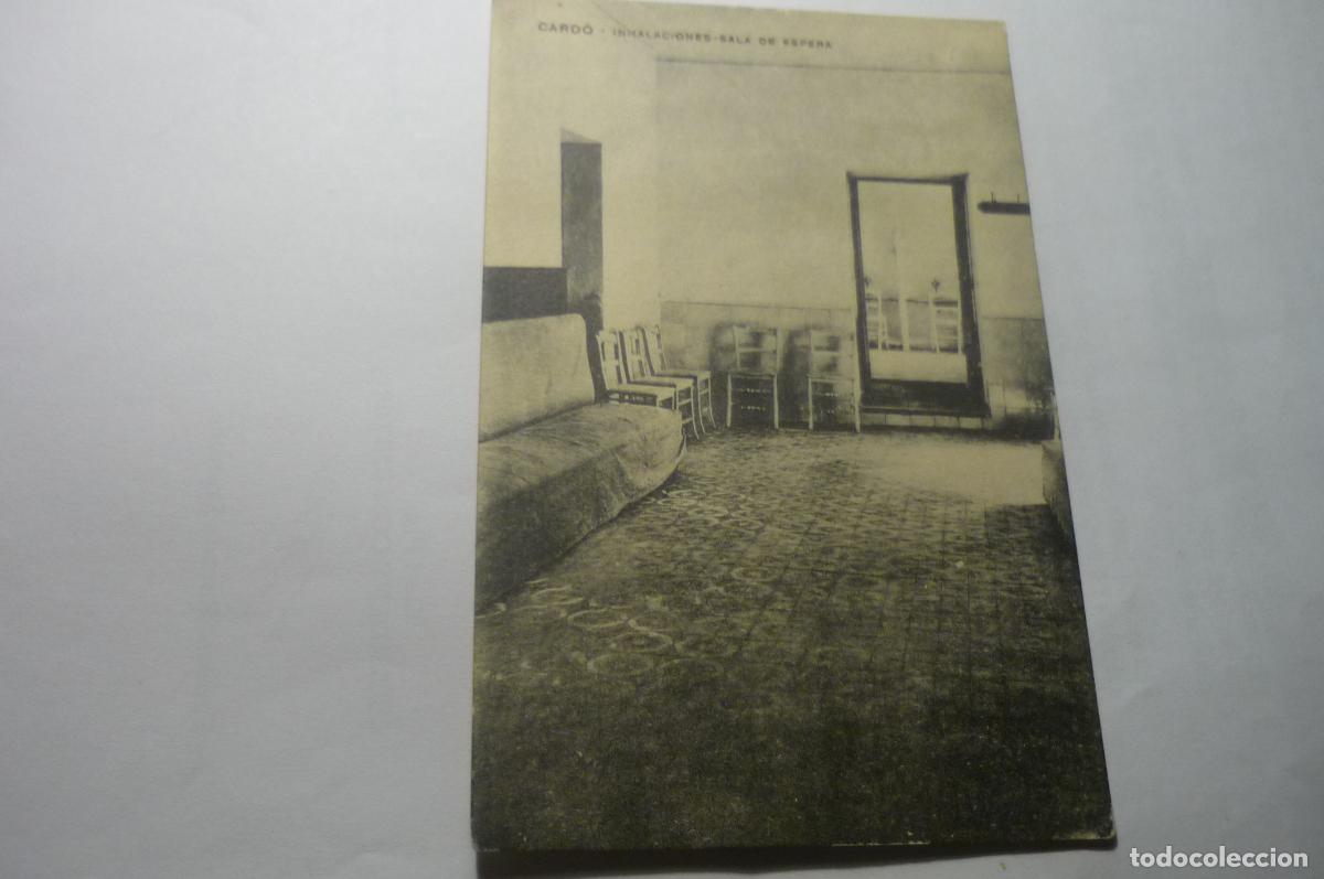 Postkarten: postal tortosa sala espera cardo balneario.-