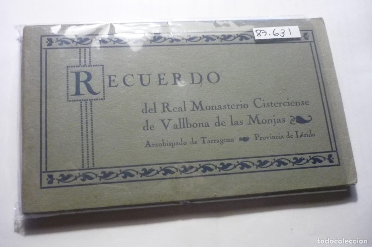 Cartes Postales: CARPETA CON 23 POSTALES MONASTERIO VALLBONA DE LAS MONJAS.-&iexcl;CONTIENE HISTORIA CM