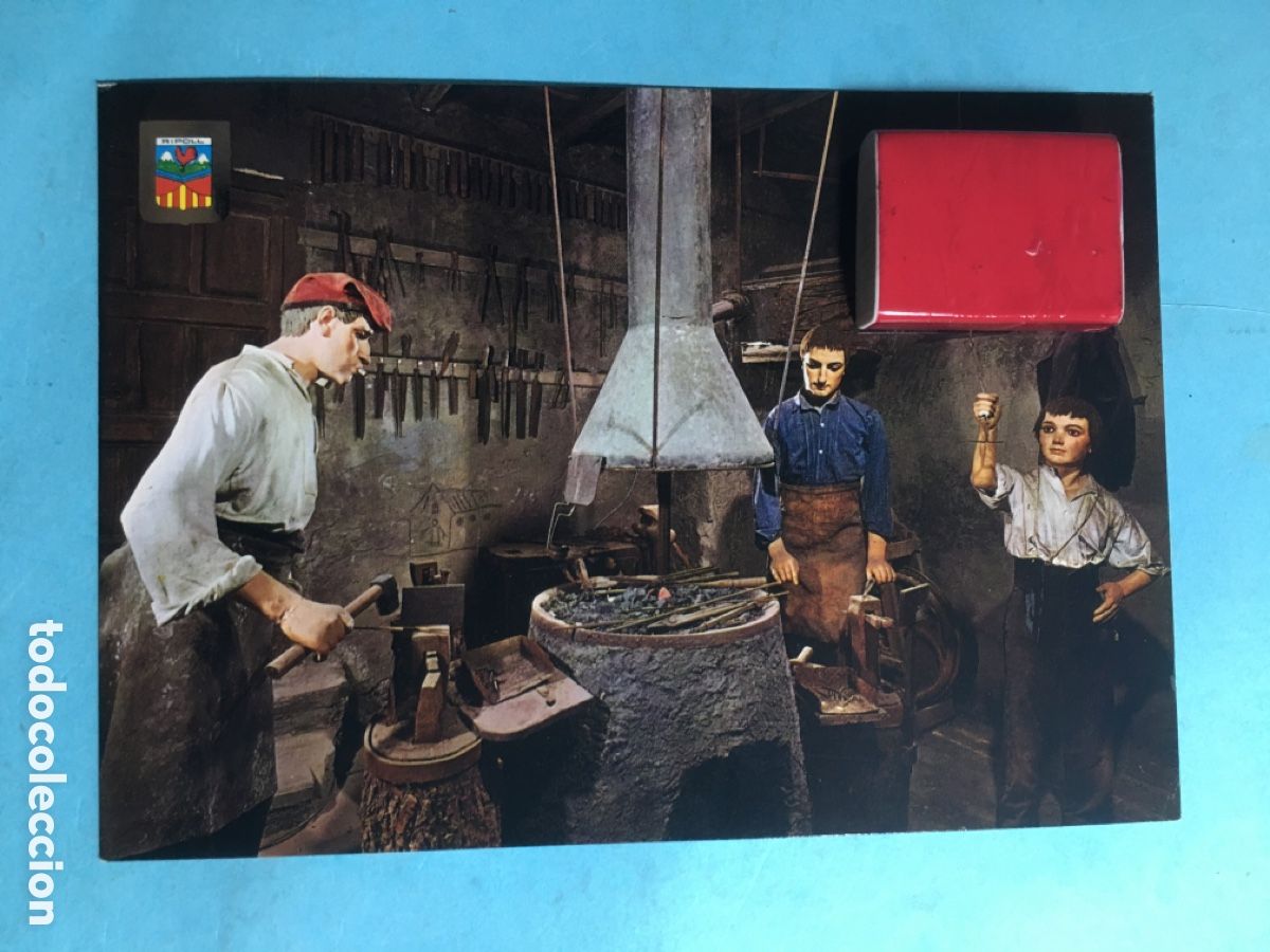 Postcards: COLOR S/C N&ordm; 1991 RIPOLL MUSEU (OBRADOR D&acute;UN CLAVETAIRE RIPOLLES S.XVIII) ESCUDO DE ORO - R1628