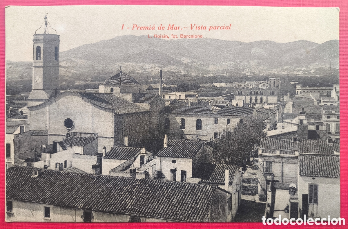 Postais: PREMI&Agrave; DE MAR VISTA ANTIGUA POSTAL MARESME BARCELONA C. 1910