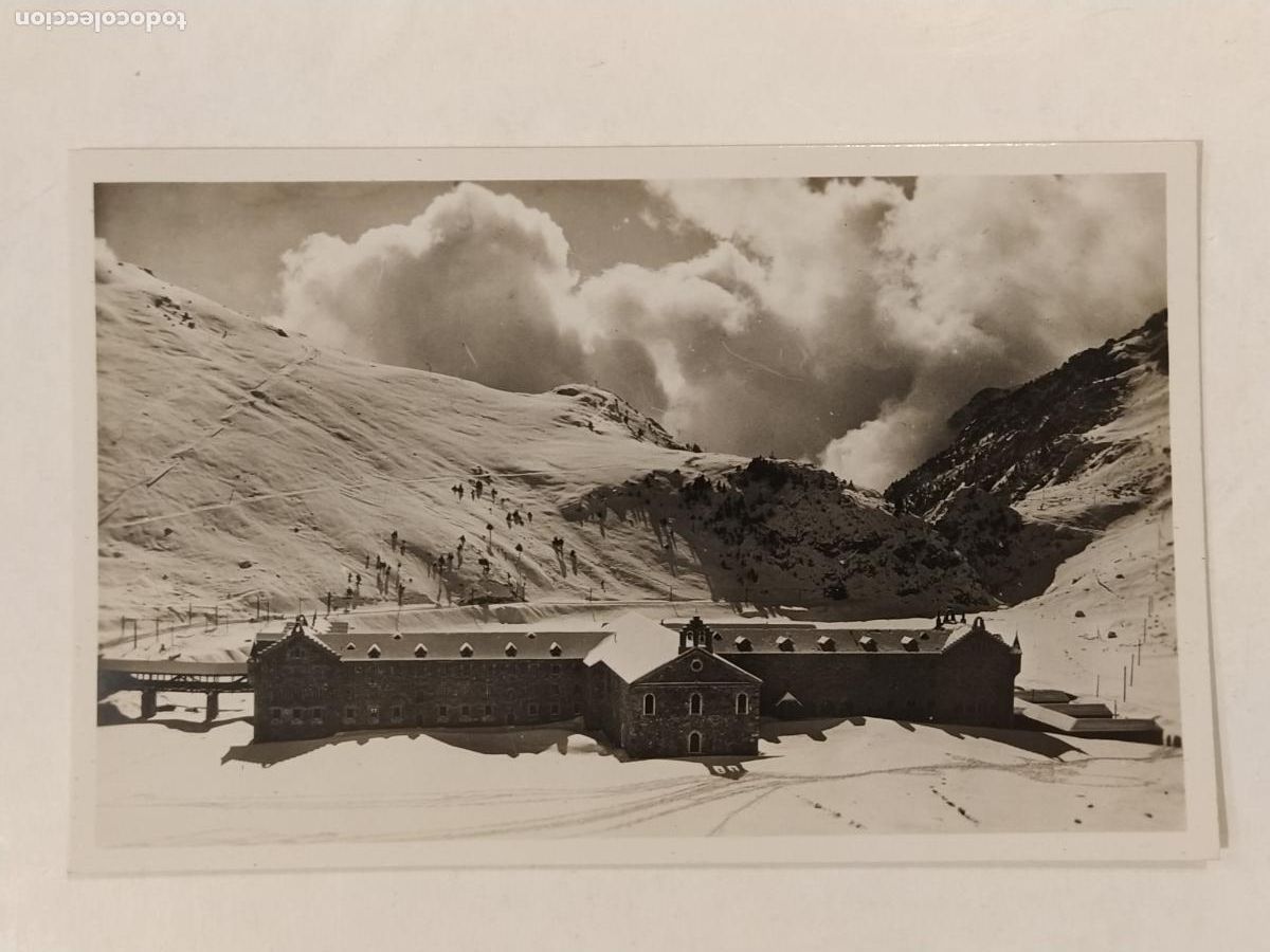 Postkarten: NURIA - FACHADA NORTE DEL SANTUARIO - ZERKOWITZ FOTOGRAFICA - POSTAL ANTIGUA -(MG-742)