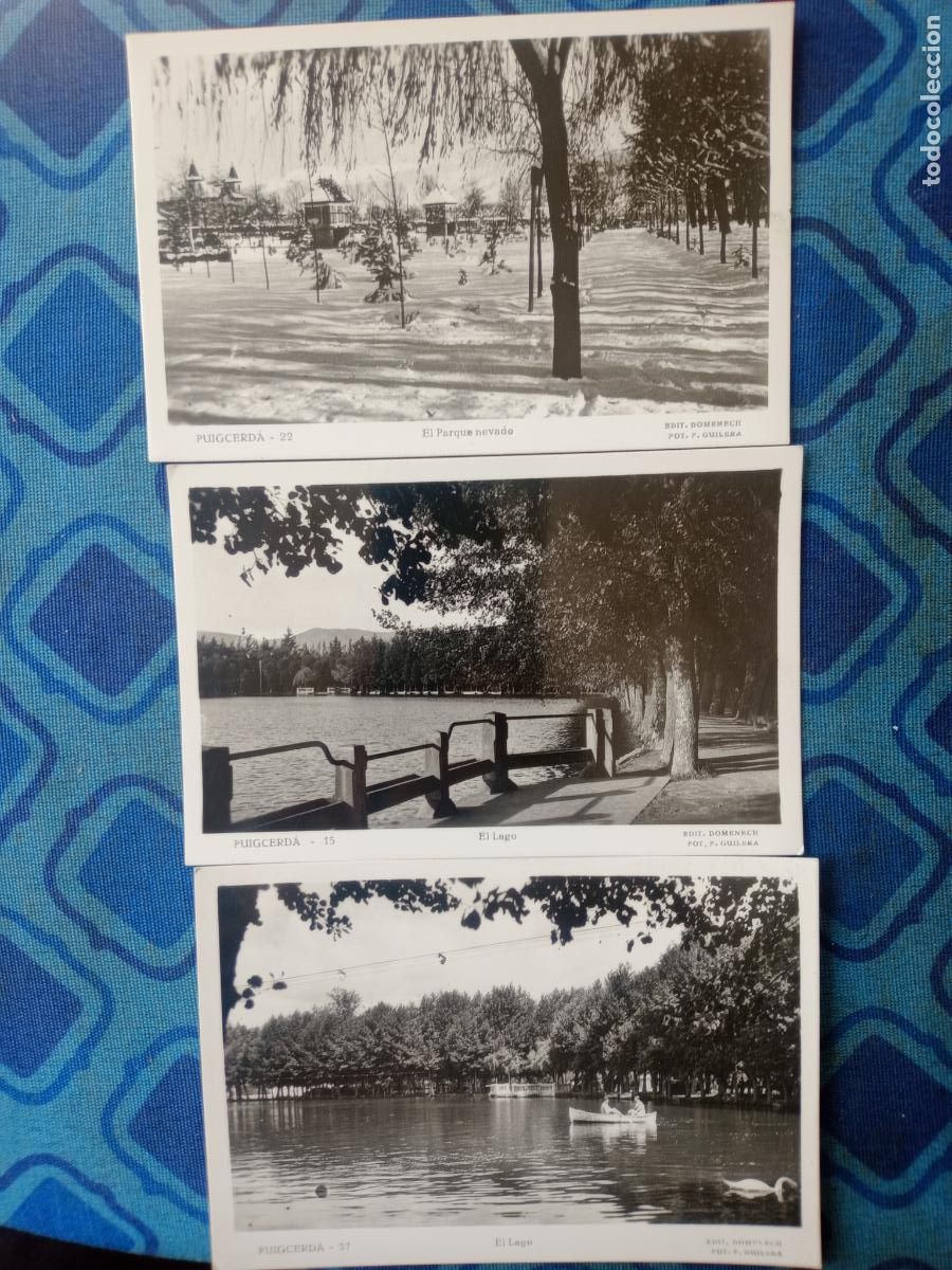 Postales: Puigcerda: lote de 3 postales antiguas