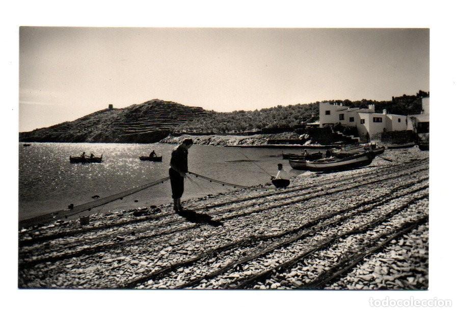 Postales: POSTAL FOTOGRAFICA, COSTA BRAVA, CADAQUES - 8, PORT-LLIGAT Y RESIDENCIA DEL PINTOR S. DALI. SIN CIRC