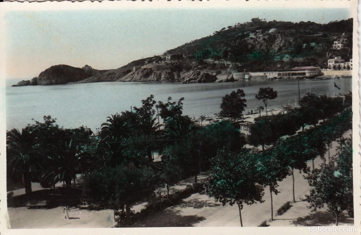 Postales: POSTAL SANT FELIU DE GUIXOLS - PASEO Y BA&Ntilde;OS DE SAN ELMO - COSTA BRAVA NUM. 228