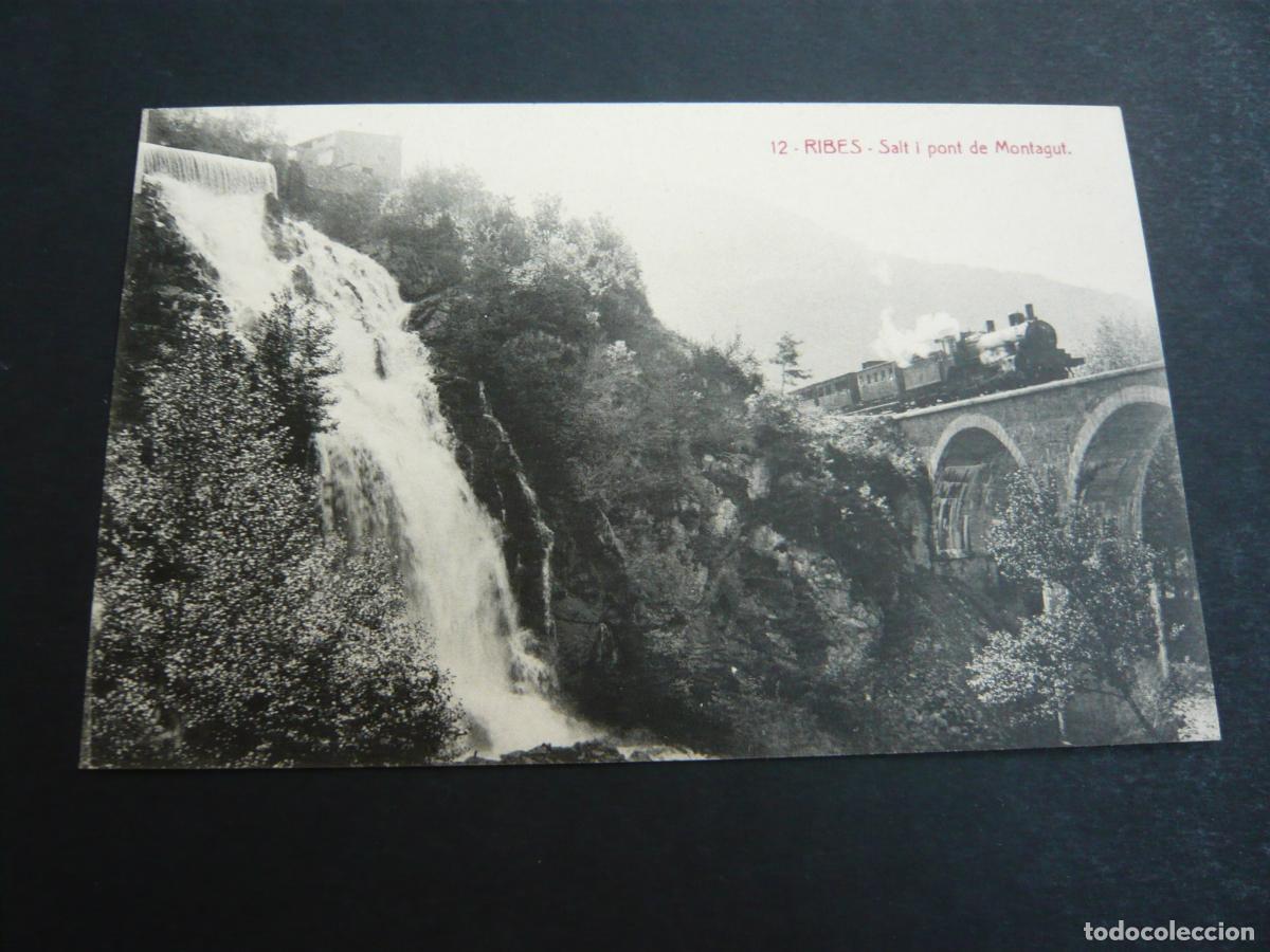 Postales: RIBES SALT Y PONT DE MONTAGUT - Foto 1