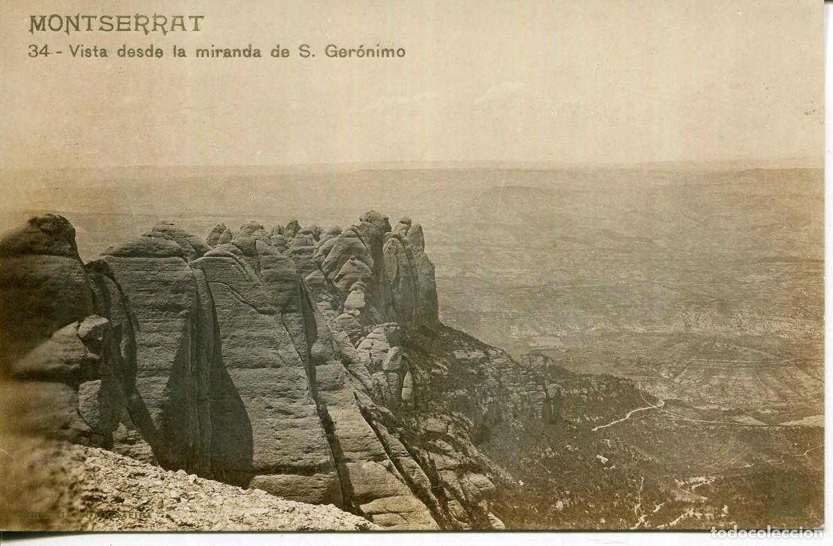 Postales: MONTSERRAT-VISTA DESDE LA MIRANDA DE SAN GERONIMO- LB LUIS BARTRINA N&ordm; 34-FOTOGR&Aacute;FICA